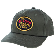 Dark Green Fat Tail Snapback Cap