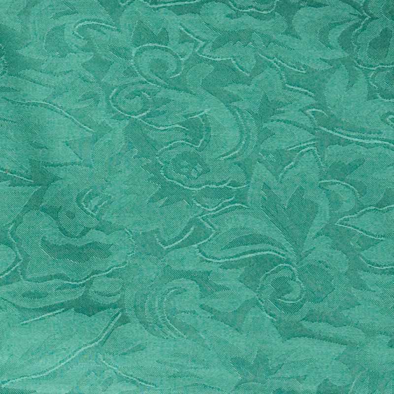 Jacquard Silk Wild Rag Scarf - Forest Green