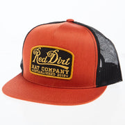 Burnt Orange Black Guitar Cap
