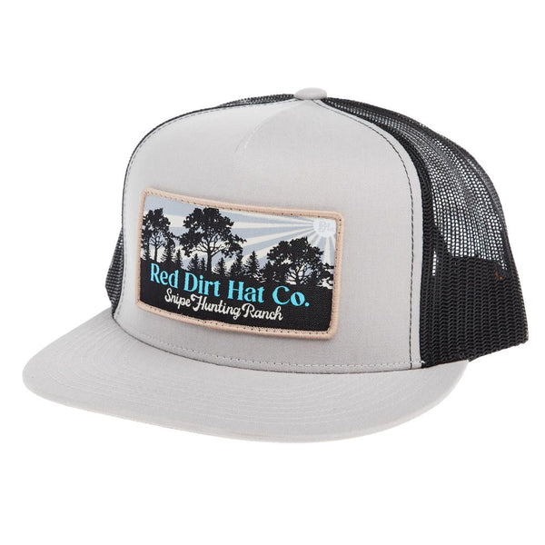 Red Dirt Hat Company Silver Black Snipe Hunting Cap