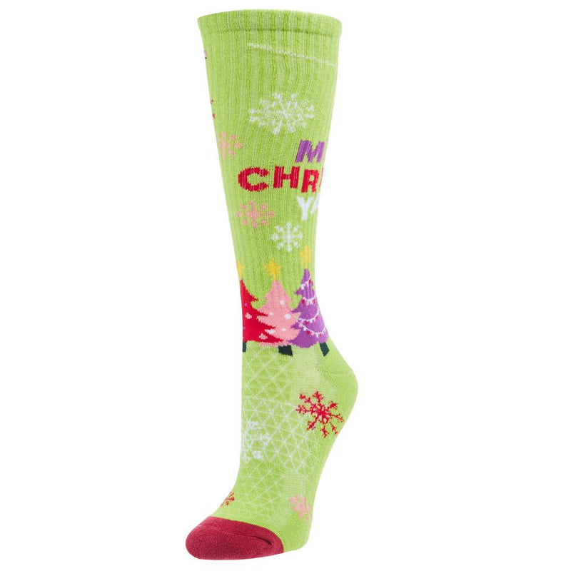 Merry Christmas Y`all Performance Crew Socks