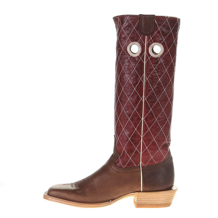 Hondo Enterprises Inc Men's Oil Tan 16in. Red Volcano Top Cowboy Boot