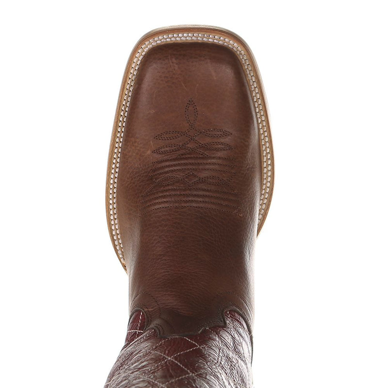 Hondo Enterprises Inc Men's Oil Tan 16in. Red Volcano Top Cowboy Boot