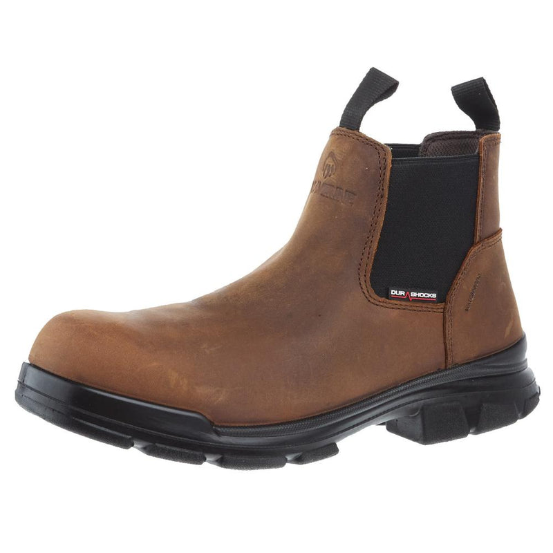 Men`s Brown DuraShocks SR Icon Romeo CarbonMax Toe Work Boot