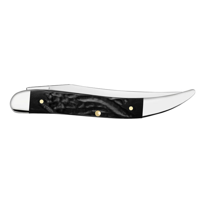 Case Knives Jigged Rough Black Synthetic Medium Texas Toothpick Knife