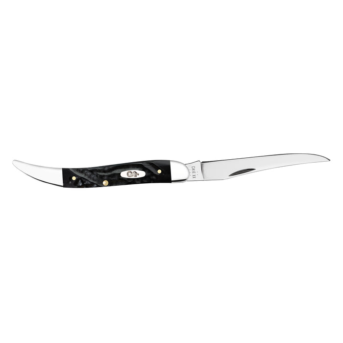 Case Knives Jigged Rough Black Synthetic Medium Texas Toothpick Knife