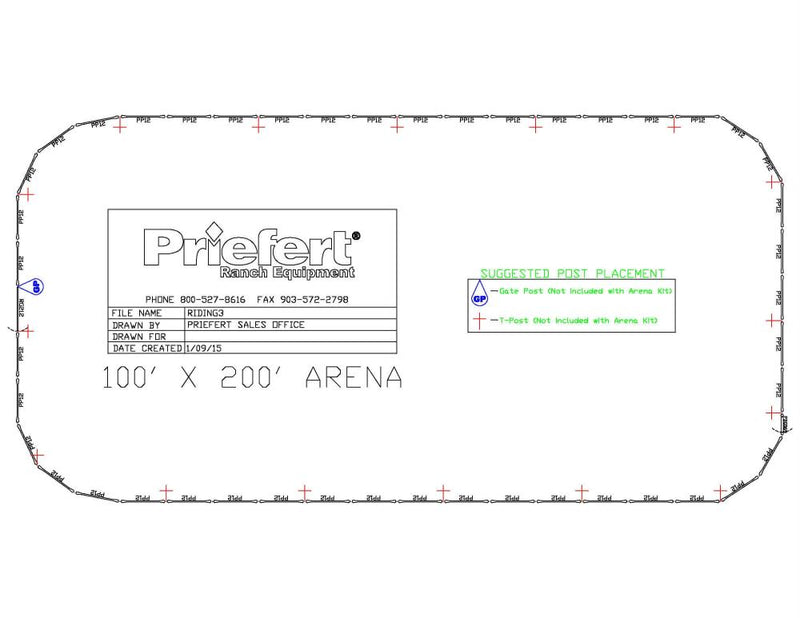 Riding Arena 100'x200' Premier