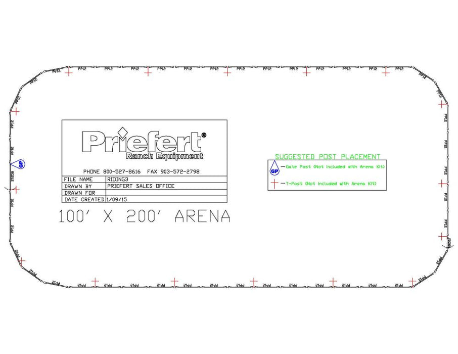 Riding Arena 100'x200' Premier