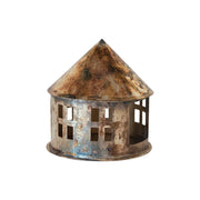 Metal House Tea Light Holder