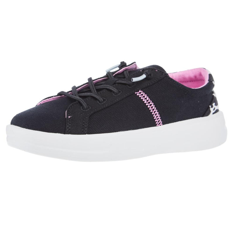 Youth Karina Sparkle Black Cow Casual Shoe