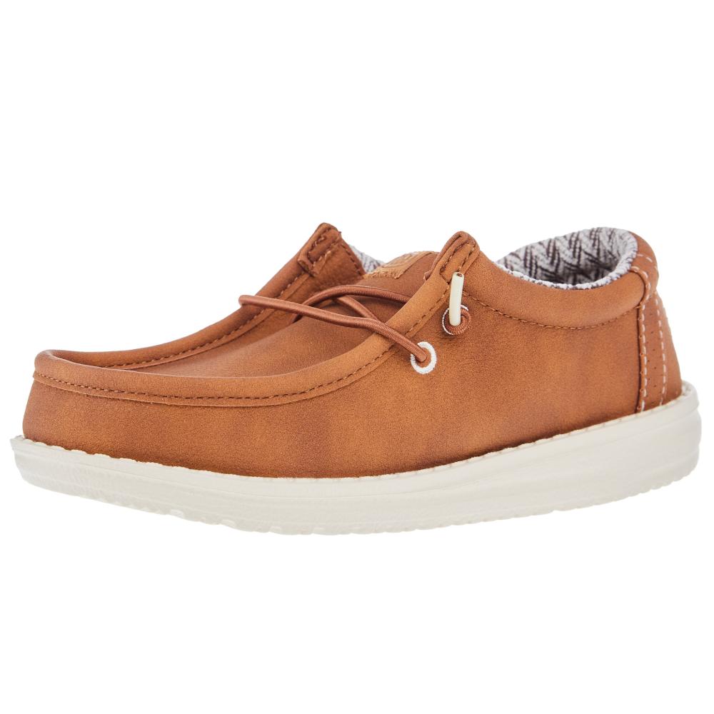 Hey Dude - Wally Classic Faux Leather Slip On Mens Shoe Oilve Green main image 1