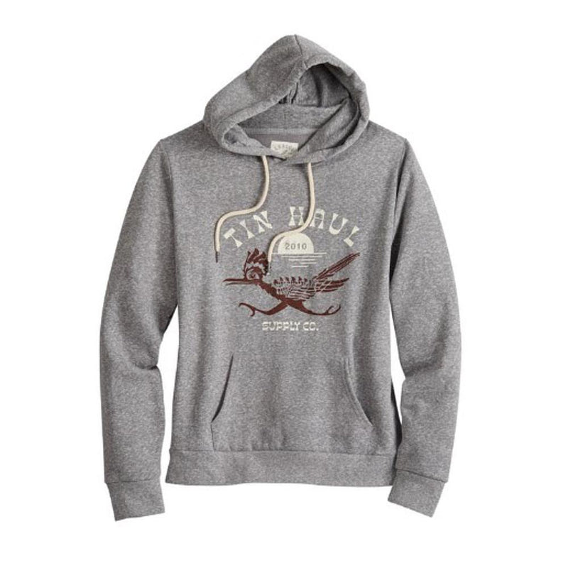 Womens Grey Road Runner Hoodie