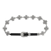 Ladies Black Nizhoni Cross Belt
