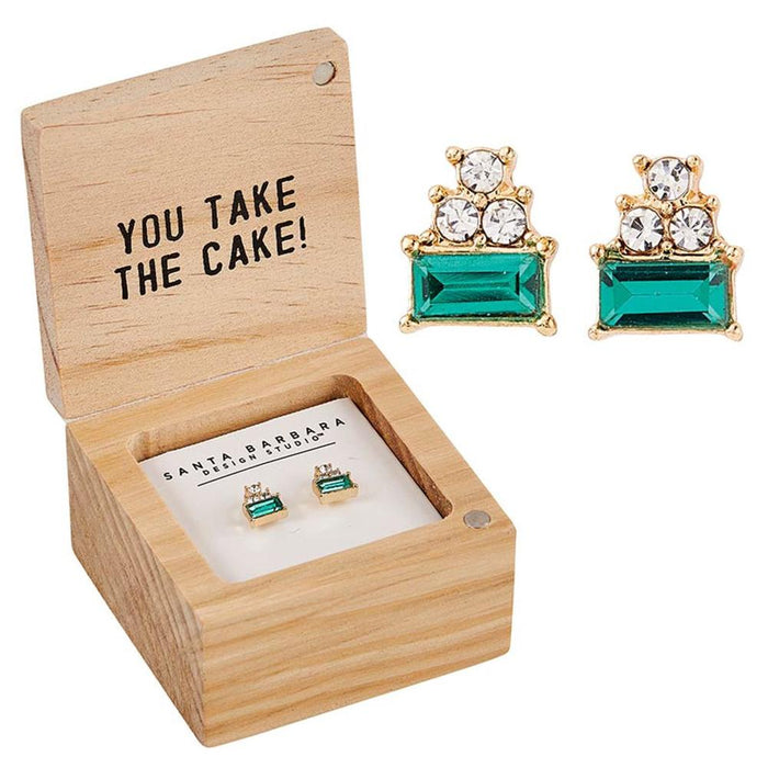 Treasure Box Happy Birthday Earrings