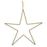 Hanging Metal/Glass Bead Star