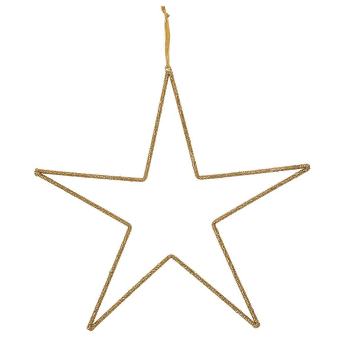 Hanging Metal/Glass Bead Star