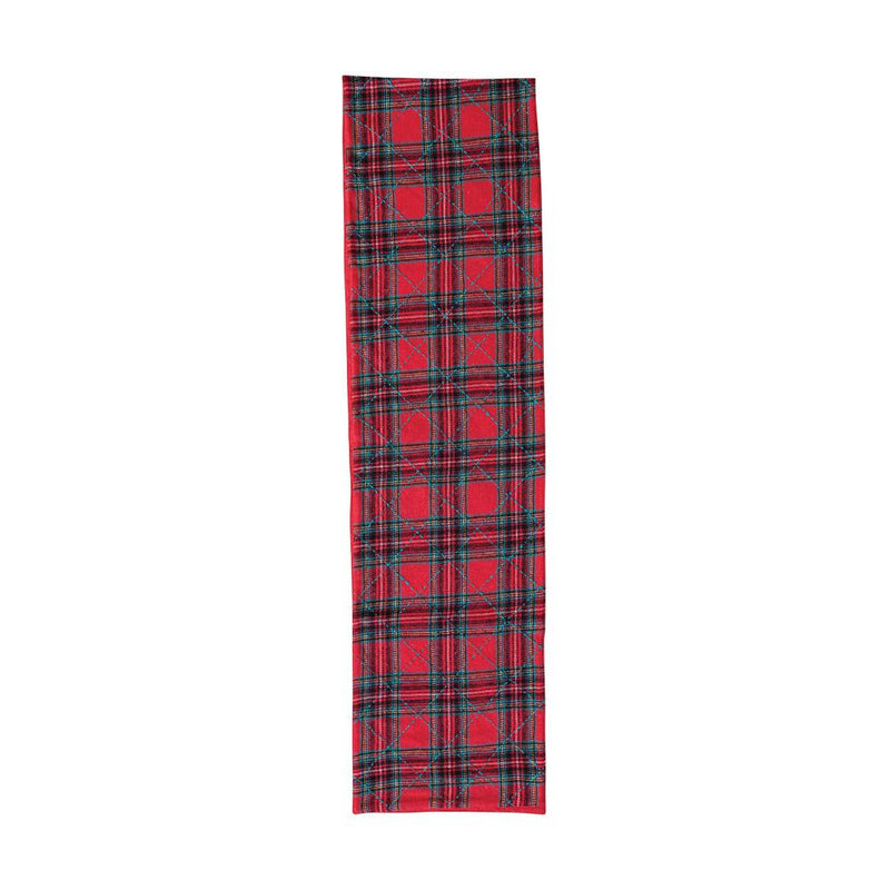 Red/Green Plaid Table Runner