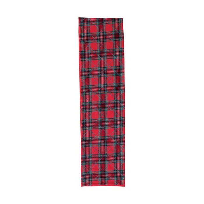Red/Green Plaid Table Runner