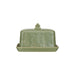 Green Debossed Butter Dish