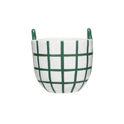 Green Grid Pattern Container