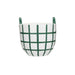 Green Grid Pattern Container