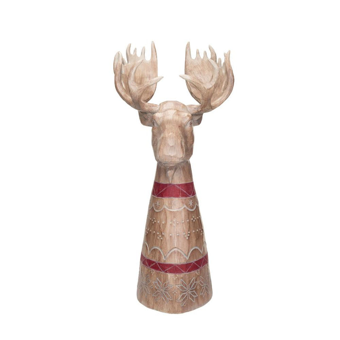 Carved Resin Moose