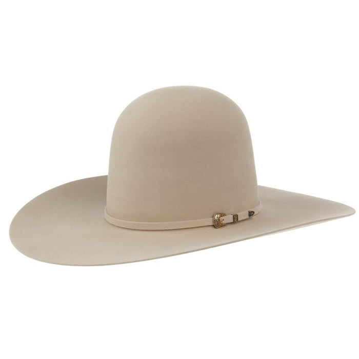 60X Silverbelly 4 1/2 Inch Brim Open Crown Felt