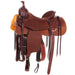 1/4 Breed Desert Flower Chestnut Performance Saddle