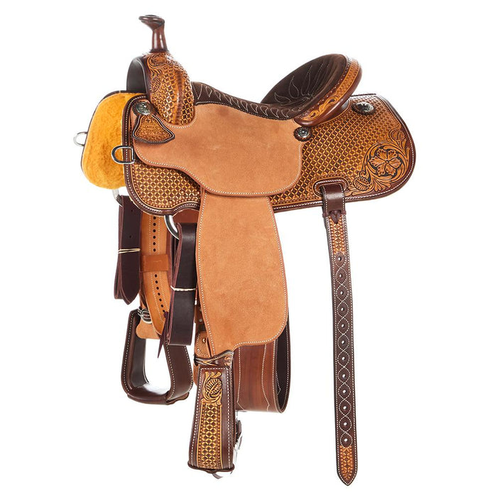 1/2 Breed Wyoming Flower/Waffle All Around Saddle