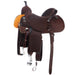 Chocolate Roughout Stingray Barrel Saddle