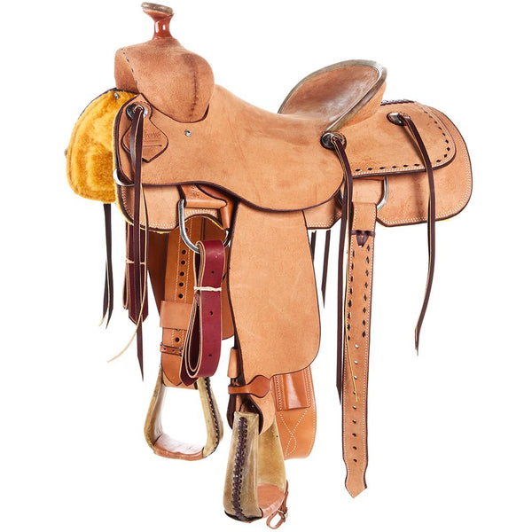 Scott Thomas Custom Saddles 15.5in Roughout Will James Rancher