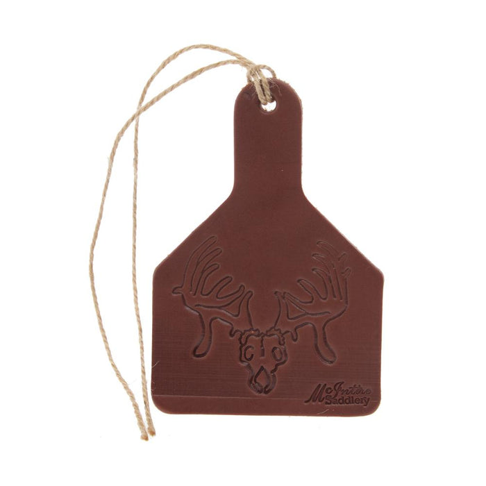 Ear Tag With Deer Leather Car Scent