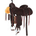 16in Chocolate Roughout Ranch Cutting Saddle