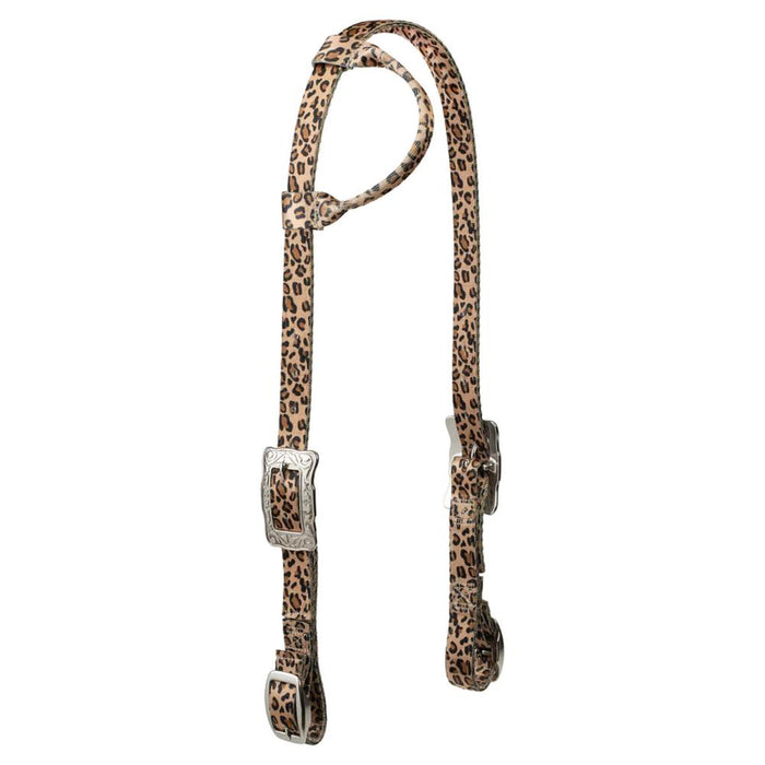 Leopard Poly Single Ear Headstall