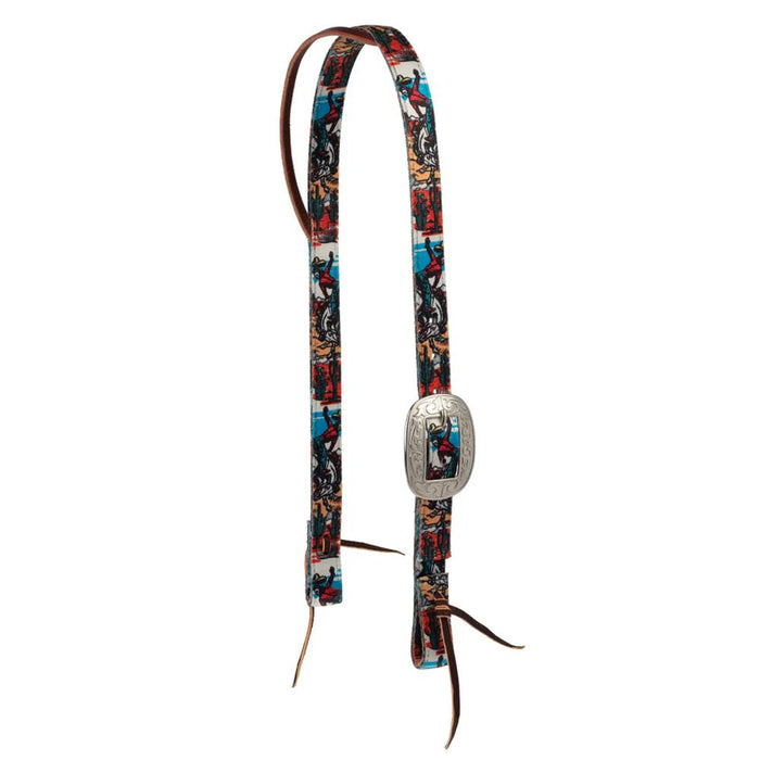 Bucking Bronc Poly Split Ear Headstall