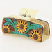 Tooled Sunflower Hair Clip