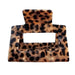 Carly Cheetah Claw Clip