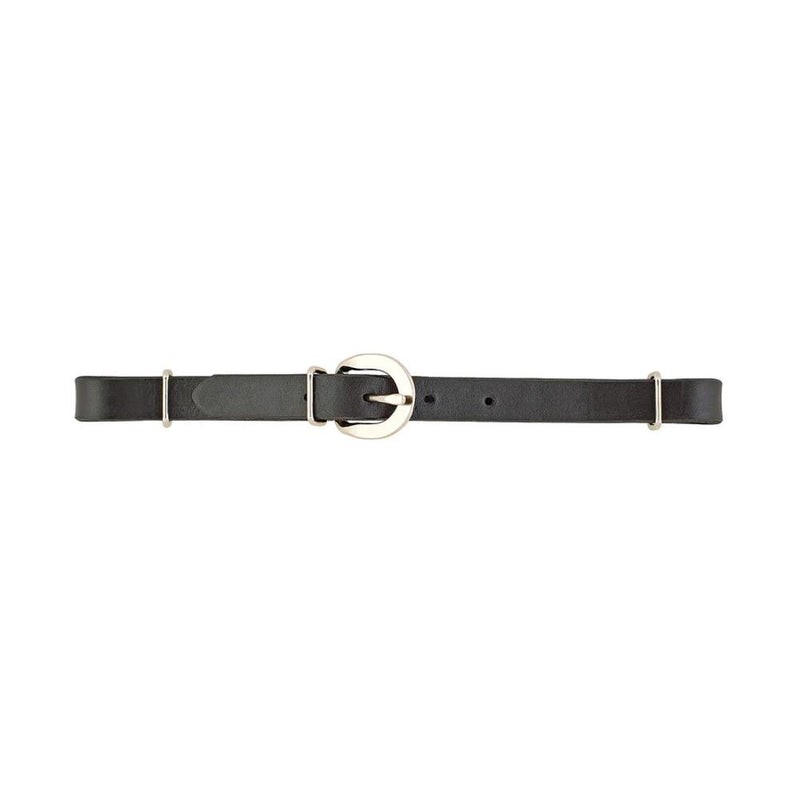 Black Bridle Leather 5/8" Curb Strap
