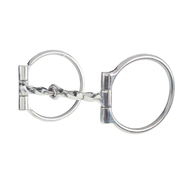 Slow Twisted D Ring Snaffle Bit