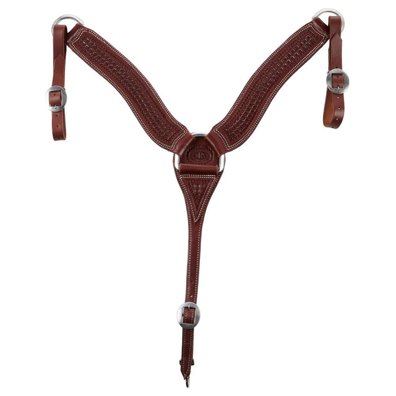 Competitors Heavy Oil Waffle Stamp 2 3/4 Inch Roper Breast Collar