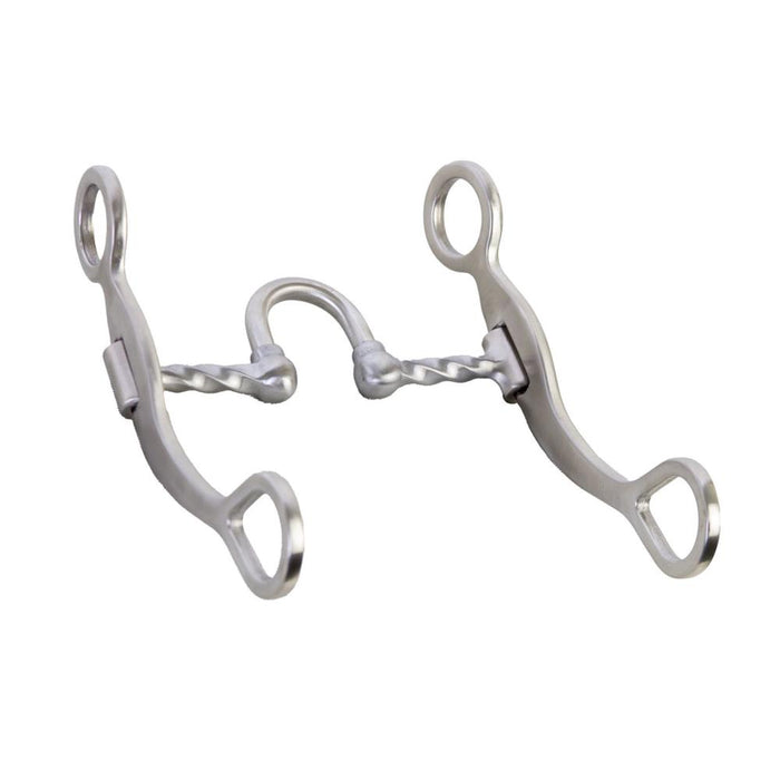 Brushed Stainless Steel Twisted Correctional Shank Bit