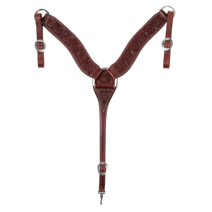 Competitors Heavy Oil Floral 2 3/4 Inch Roper Breast Collar