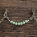 Brushland Green Silicone Beaded Curb Strap