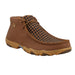 Mens Gingerbread/Black Weave Driving Moc
