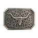 Mens Nocona Longhorn Rectangle Buckle