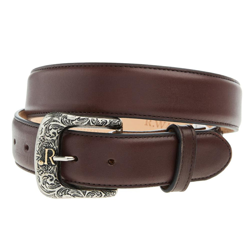 Mens Chocolate Cowhide Belt