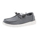 Womens Wendy Dark Grey Stretch Canvas Casual Shoe