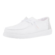 Womens White Metallic Sparkle Casual Shoe