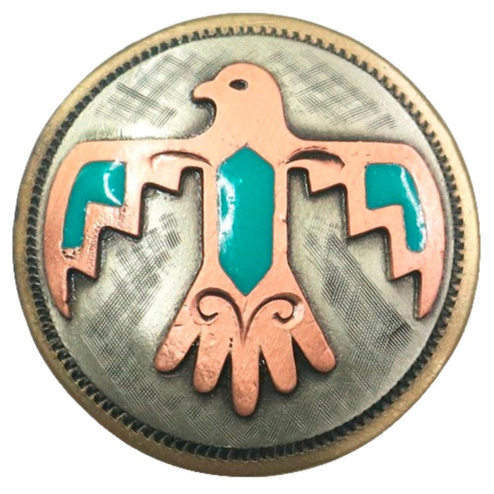 1 1/2" Thunderbird Screwback Concho