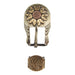 Copper and Gold Sunflower 3/4" Buckle Set